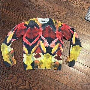 Vibrant Multicolor Crewneck Sweater